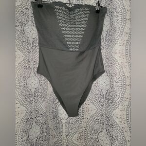 Strapless One Piece Swimsuit